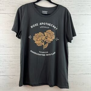 Schitts Creek Rose Apothecary Gray T Shirt Size XL